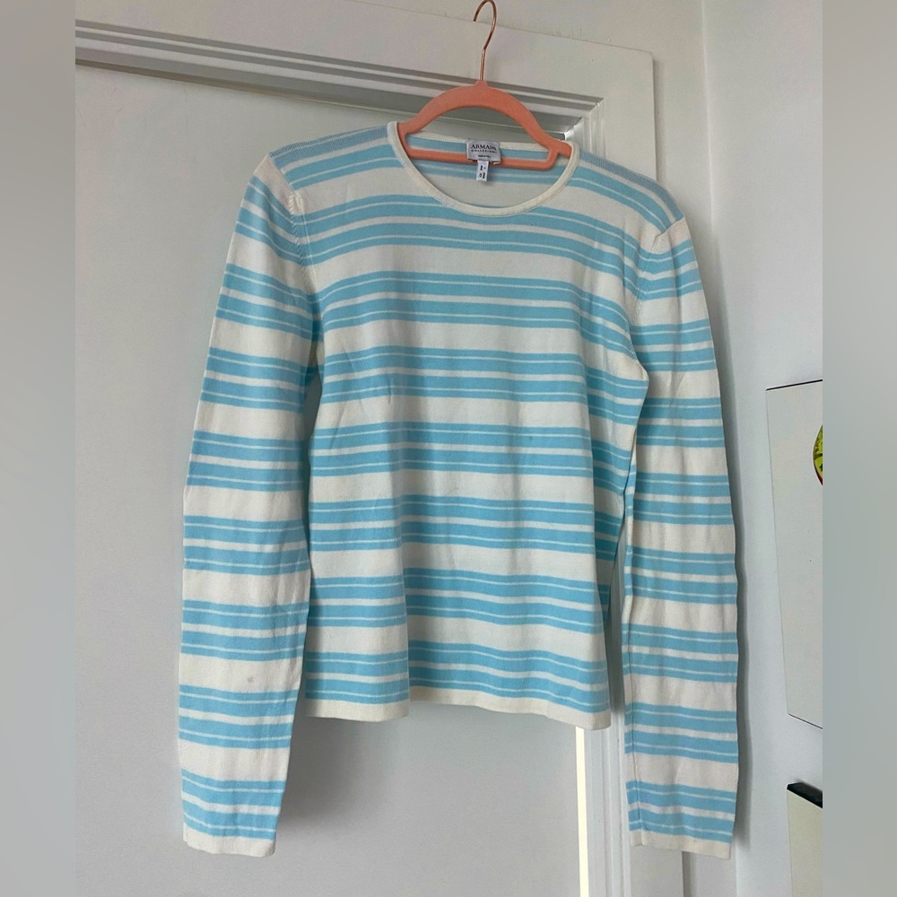 Armani Collezioni Striped Sweater